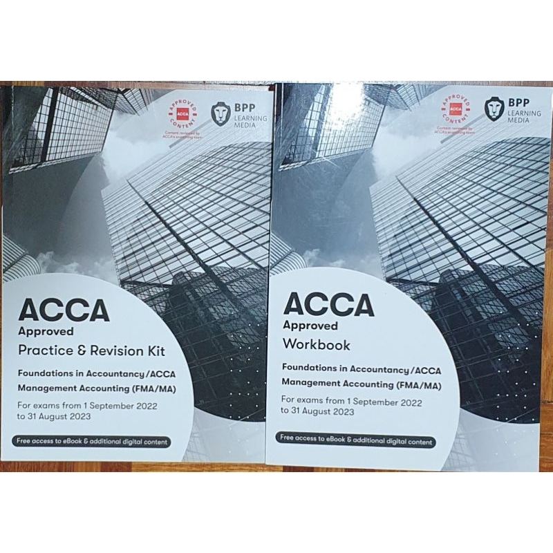 BPP ACCA Approved Workbook / Practice & Revision Kit Foundations in