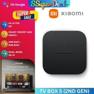 Global Version Xiaomi Mi TV Box S 2nd Gen Dolby Vision HDR10+