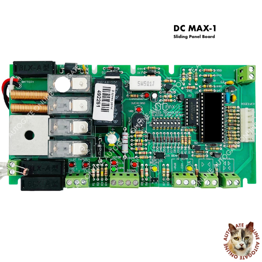 DC MAX 3 SPEED DC AUTOGATE SLIDING CONTROL PANEL BOARD - COUNTING ...