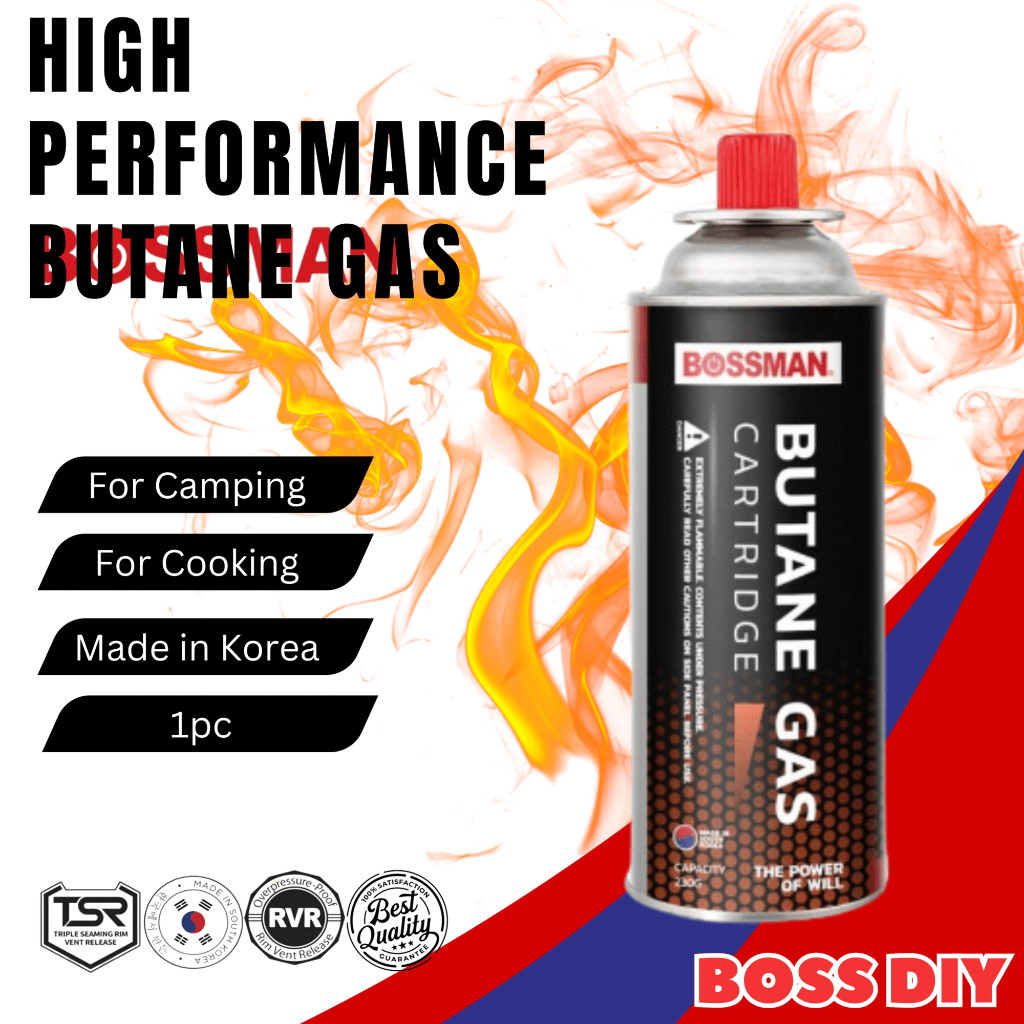 Anti Explode Korea Butane Gas Refill / Cartridge Bossman Burner Butane