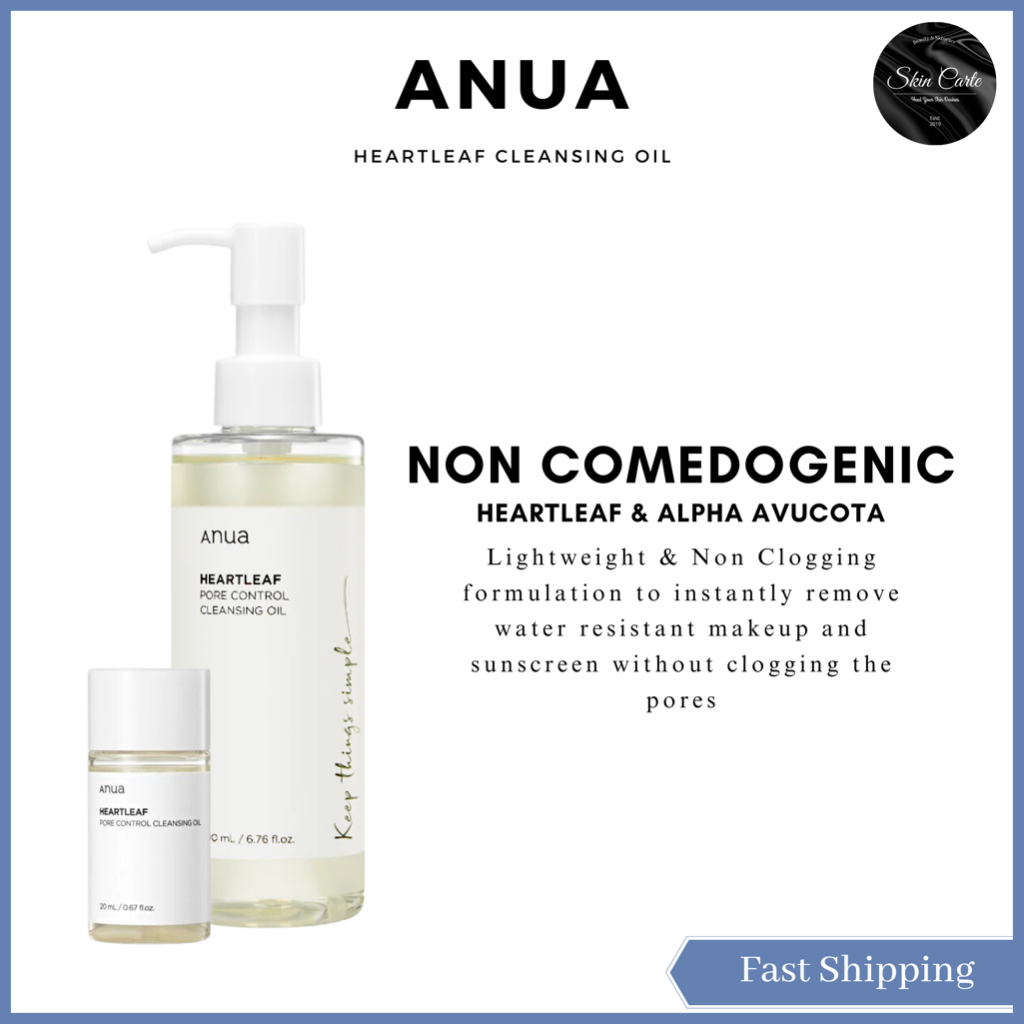 Anua Heartleaf Pore Control Cleansing Oil 200ml / 20ml Shopee Malaysia