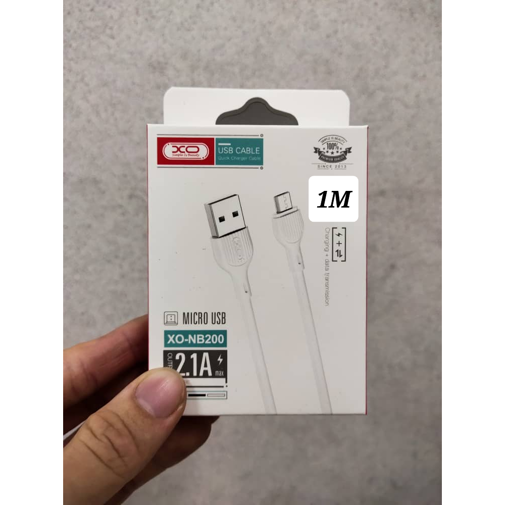 12.12 REMAX WHITE DATA CABLE RC-007i/RC-007m/RC-007i & XO NB200 MICRO ...