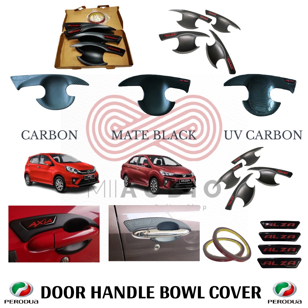 CAR DOOR HANDLE COVER Axia Myvi Bezza Alza Axia 2023 Door Handle Bowl