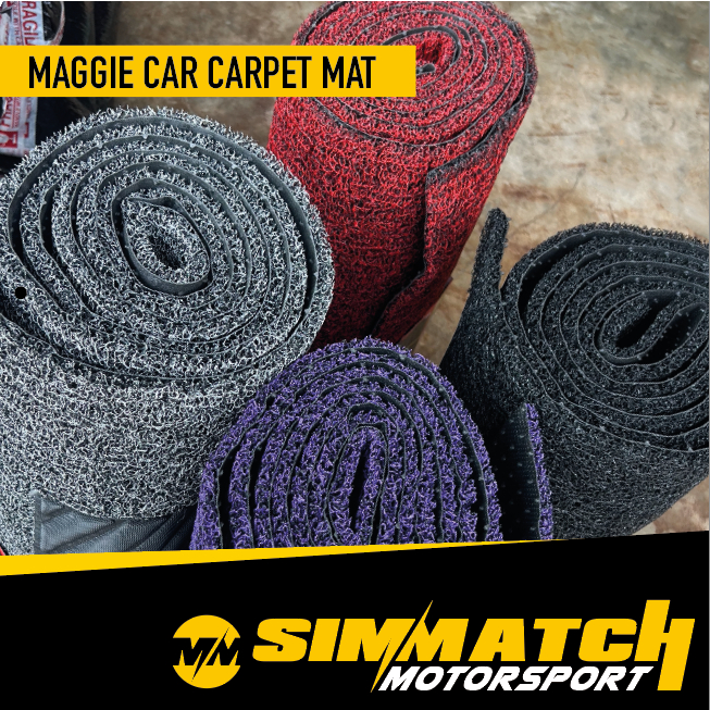 COIL MAT CARPET / MAGGIE MAT CARPET Noodle car mat Floor Mat JDM