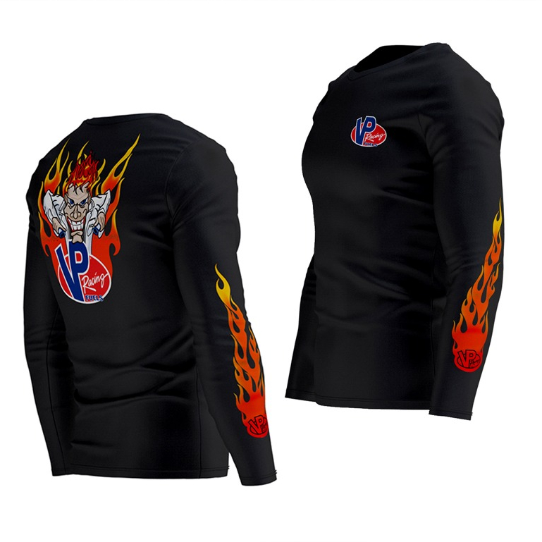 Baju VP Racing T Shirt Mad Fire Design Lengan Panjang 1Cotton Atau ...