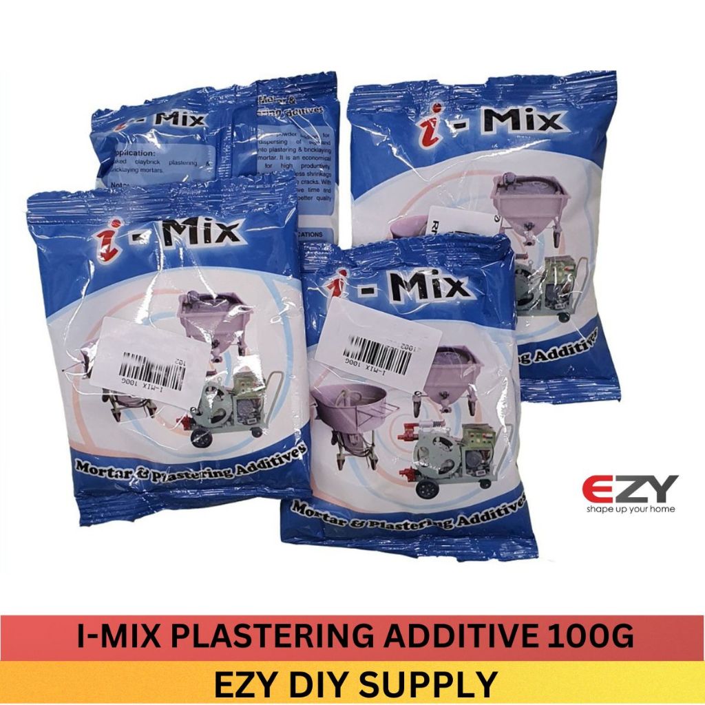 i-Mix Plastering Additive 100g/ SERBUK KAPUR CAMPURAN 100G | Shopee ...