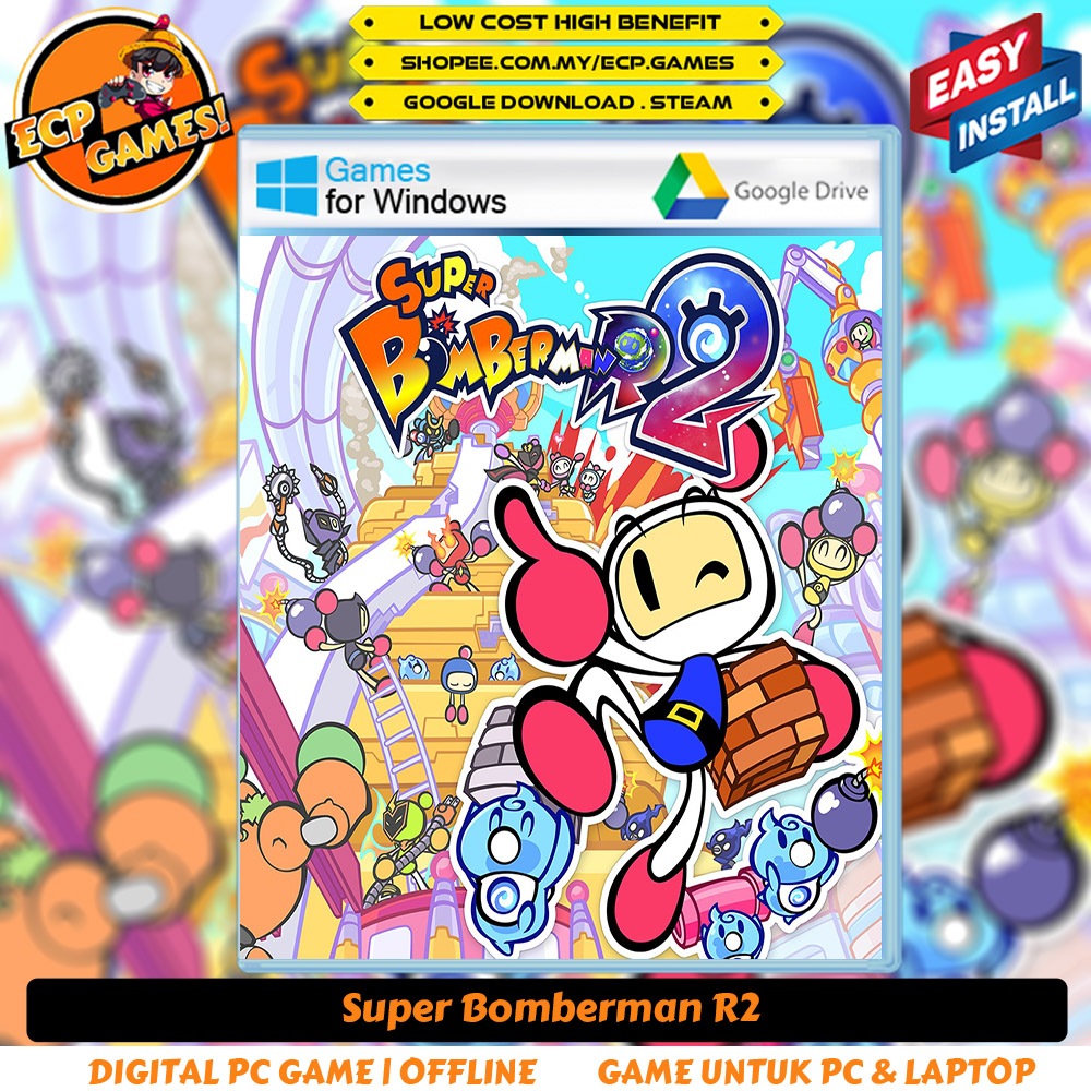 Super Bomberman R2 - Jeu PS4 NEUF Sous Blister - Version Française (VF) - Aventure Et Action