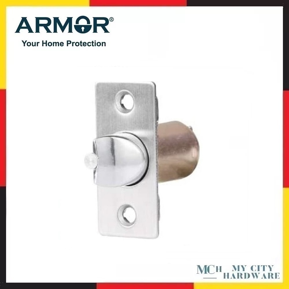 ARMOR Cylindrical Door Lock Latch Tongue Backset 60mm / 70mm / 95mm