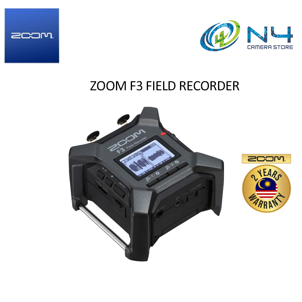 Zoom F3 2input Field Recorder Shopee Malaysia