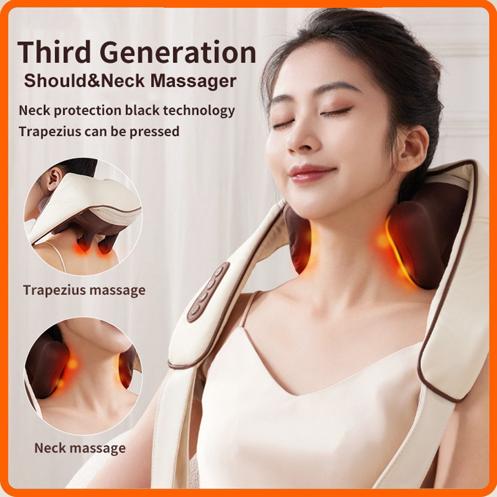 Multi Angle Neck Shoulder Massage same AUX Clamp Kneading Trapezius