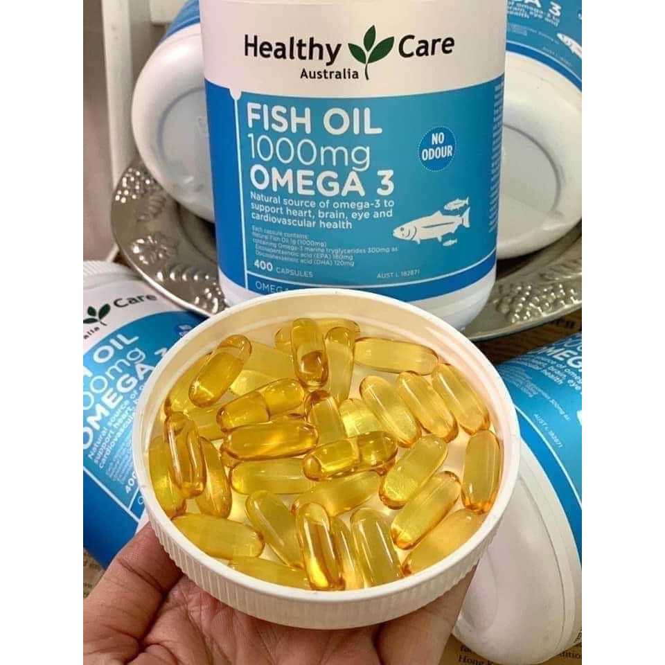 HEALTHY CARE Fish Oil 1000mg Omega 3 400 capsules Shopee Malaysia