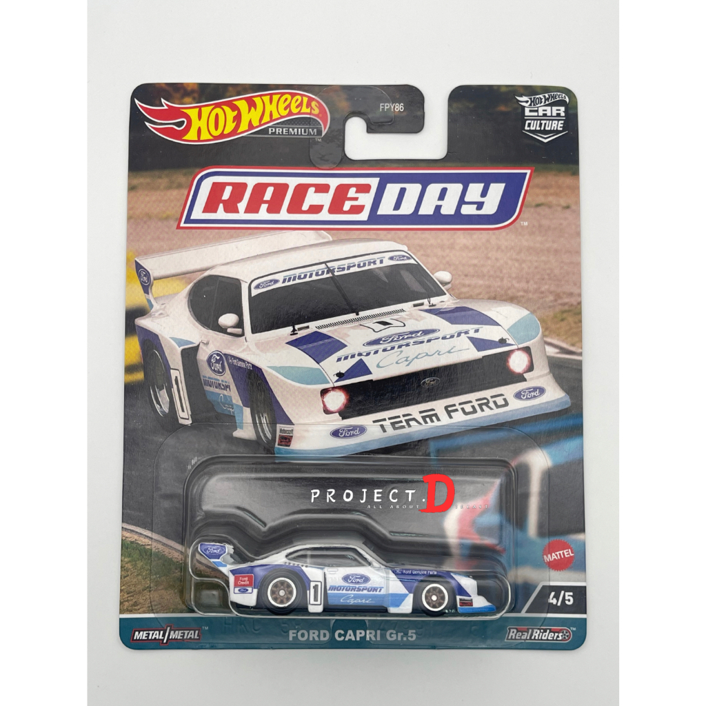 Set Hot Wheels 1/64 Race Days Car Culture - 5/5 Modèles Porsche, Audi, Capri, Neuf, Collection édition Limitée