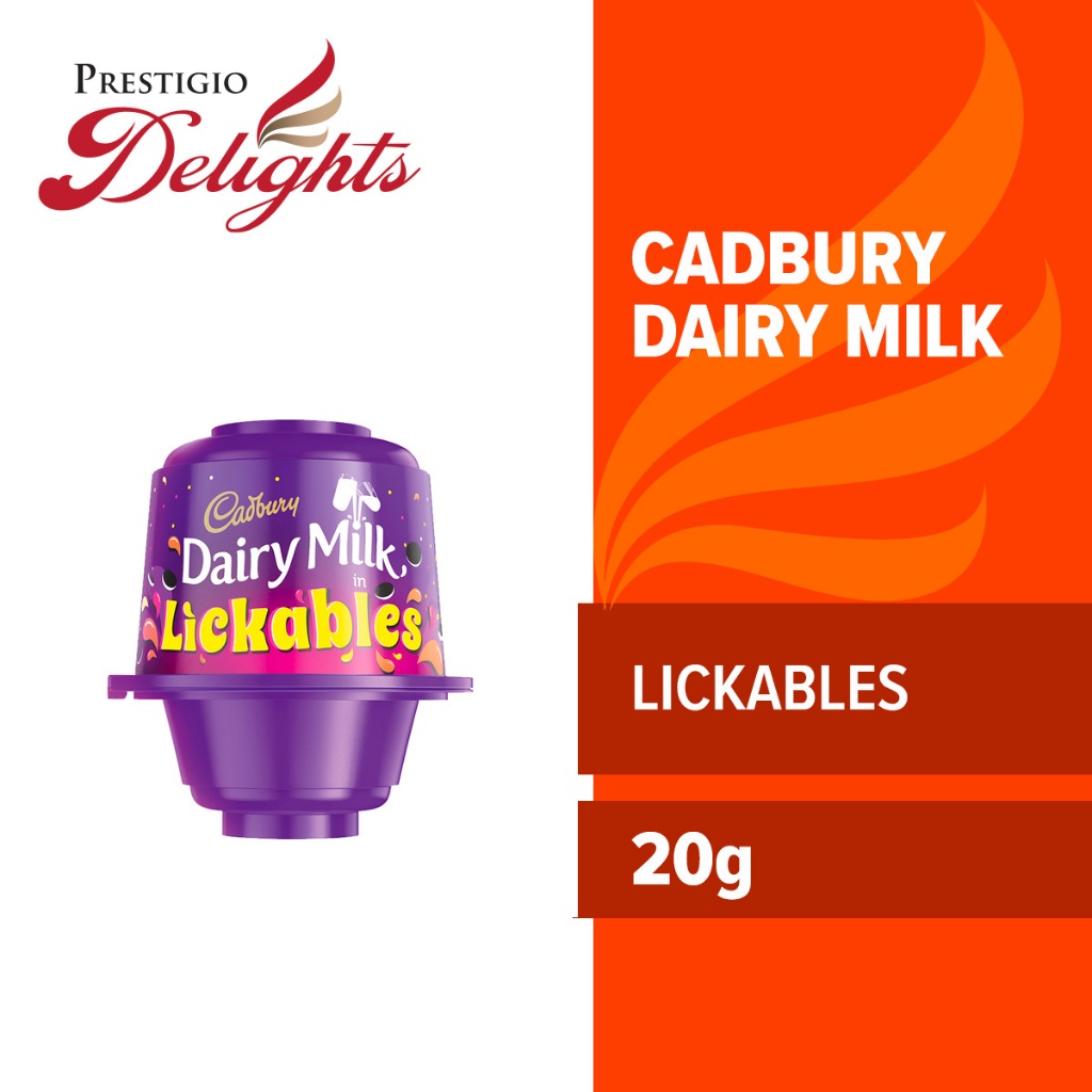 Cadbury Dairy Milk Chocolate Lickables 20g Shopee Malaysia