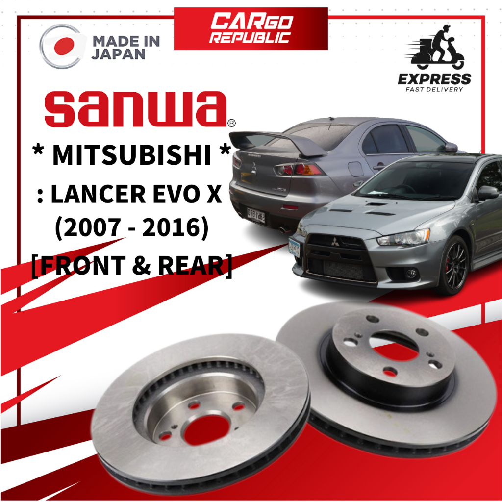 DBA 08-15 Mitsubishi EVO X En-Shield Standard Front Brake Rotor main image 0