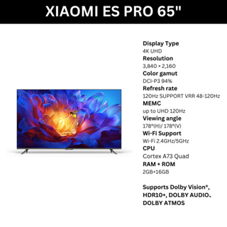 Xiaomi TV ES Pro 4K launches in new sizes with 120 Hz refresh rate -   News