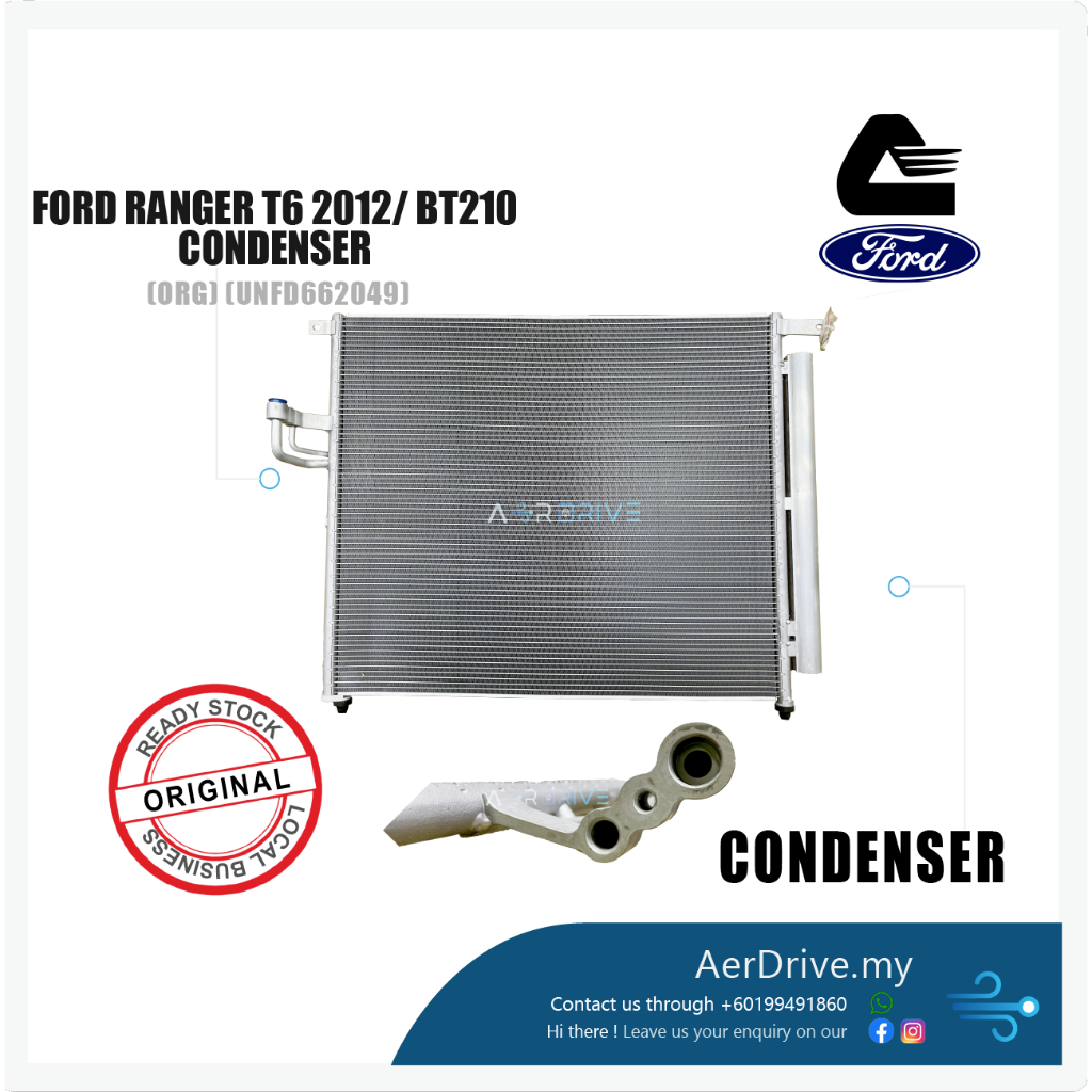 ORIGINAL CALSONIC FORD RANGER T6 2012/ BT50 CONDENSER UNFD662049 ...