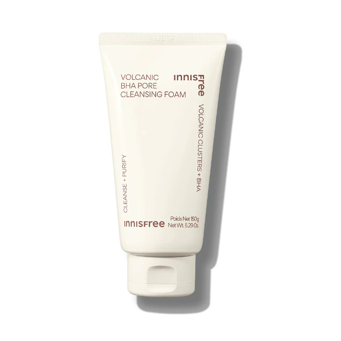 Innisfree volcanic BHA pore cleansing foam 3g (sample sachet) 15g (tube ...