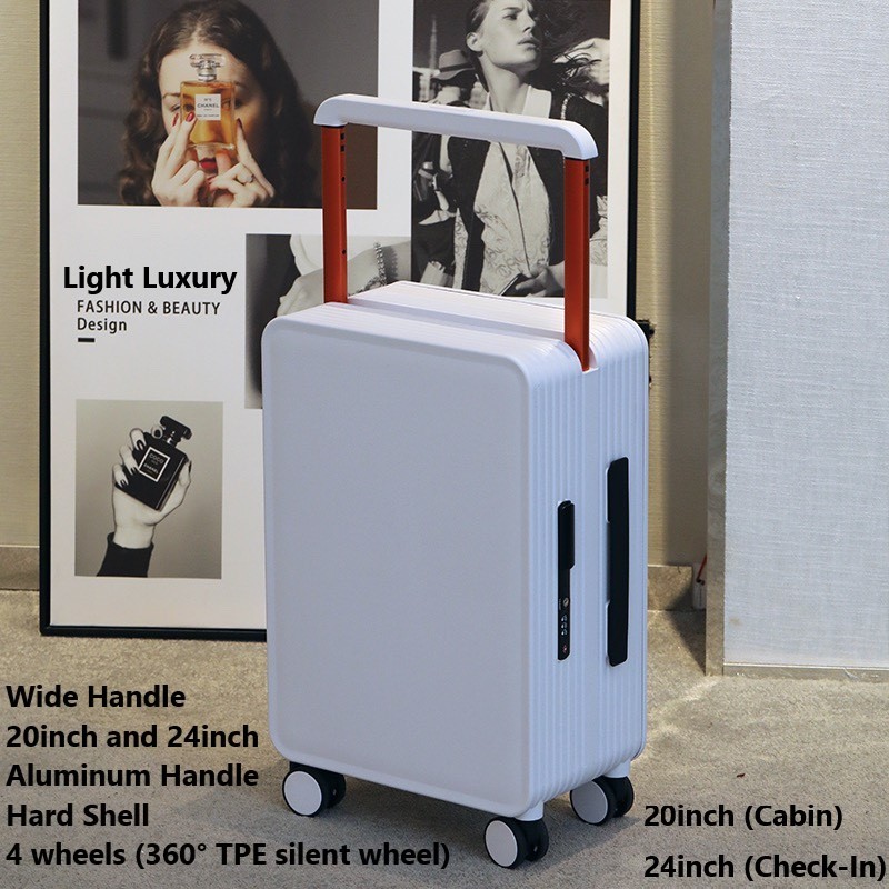 Wide cheap handle luggage