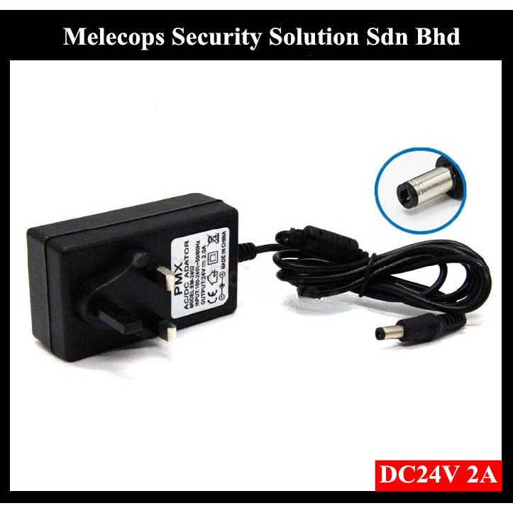 PMX EM2402 DC24V 2A 3 Pin Power Adaptor | Shopee Malaysia