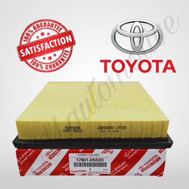 17801-25020 TOYOTA AIR FILTER TOYOTA CAMRY ASV706 HYBRID HARRIER MXUA80 ...