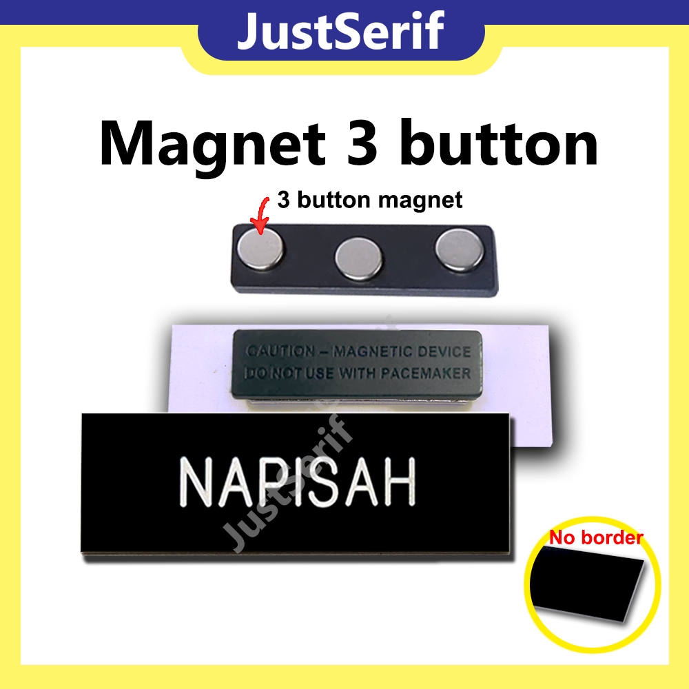 Name Tag Rumi Government Sekolah Cikgu Murid Pengawas Pin