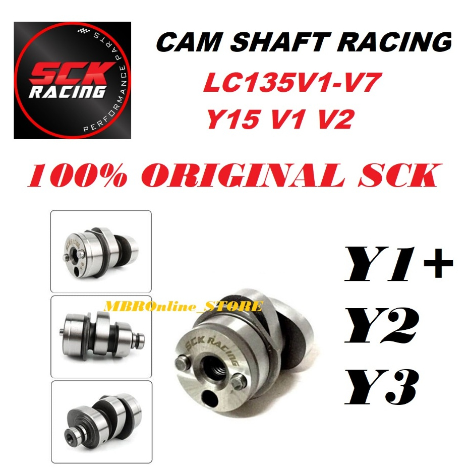 CAM SHAFT RACING LC135/ Y15ZR SCK Racing Cam Y1+/Y2 /Y3/ 100% ORIGINAL ...
