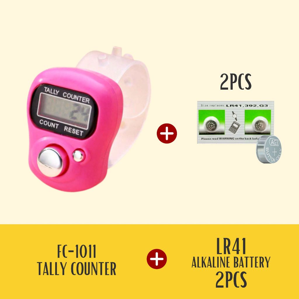 FC-1011 Tally Counter Finger Clicker Ring RANDOM COLOR Compact Small ...