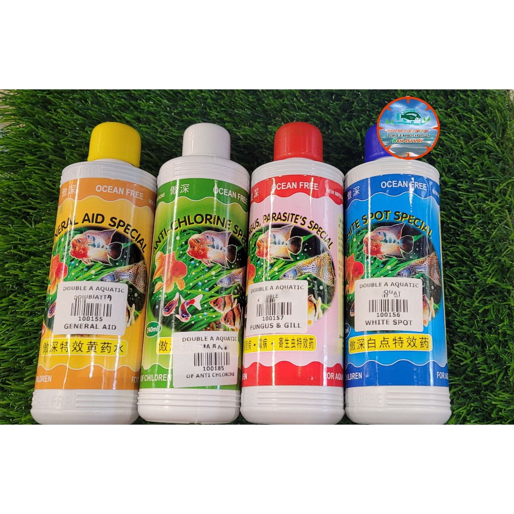 Ocean Free Anti Chlorine / Anti Parasite / General Aid / Gill, Fungus