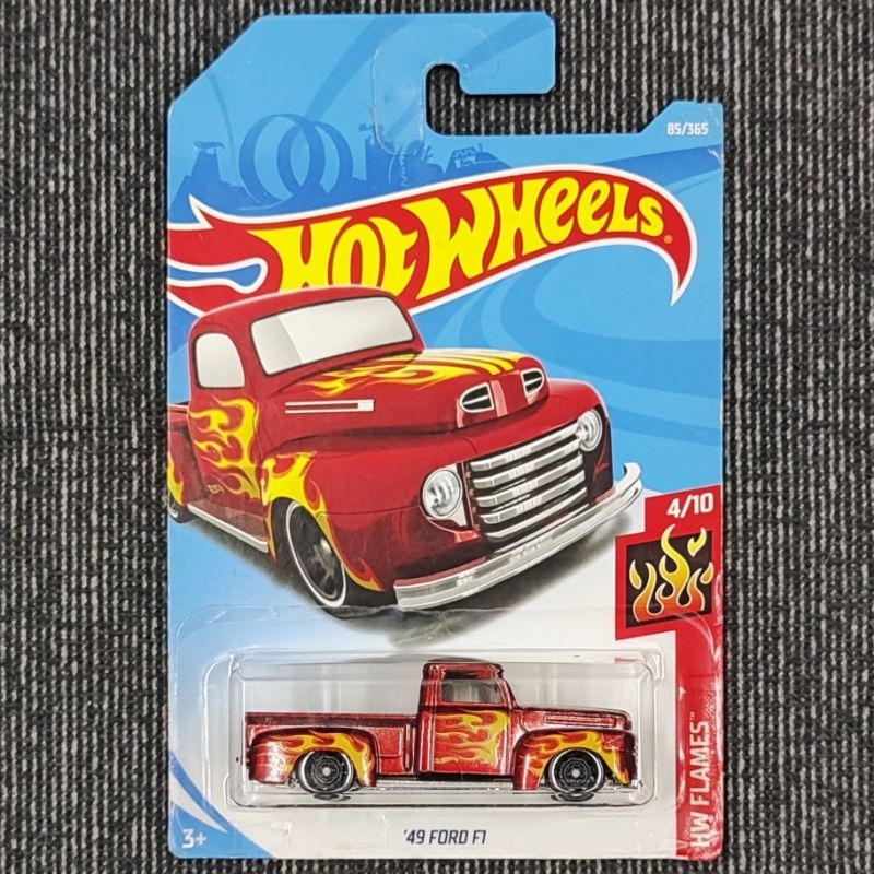 Hot Wheels 49 Ford F1 [1949 Trucks Rod Squad Flames American Pickup ...