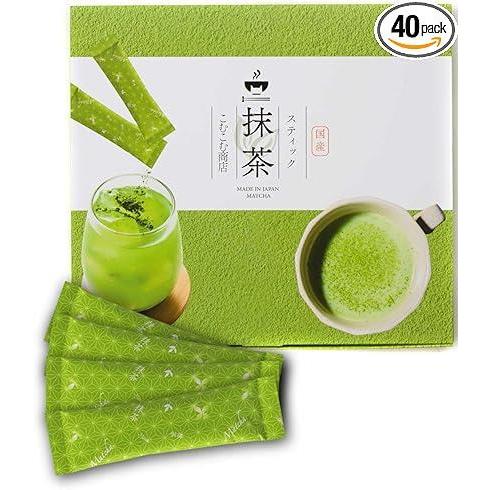 【Direct from Japan】Komukomu Shoten 100% Domestic Made Stick Matcha 2g ...