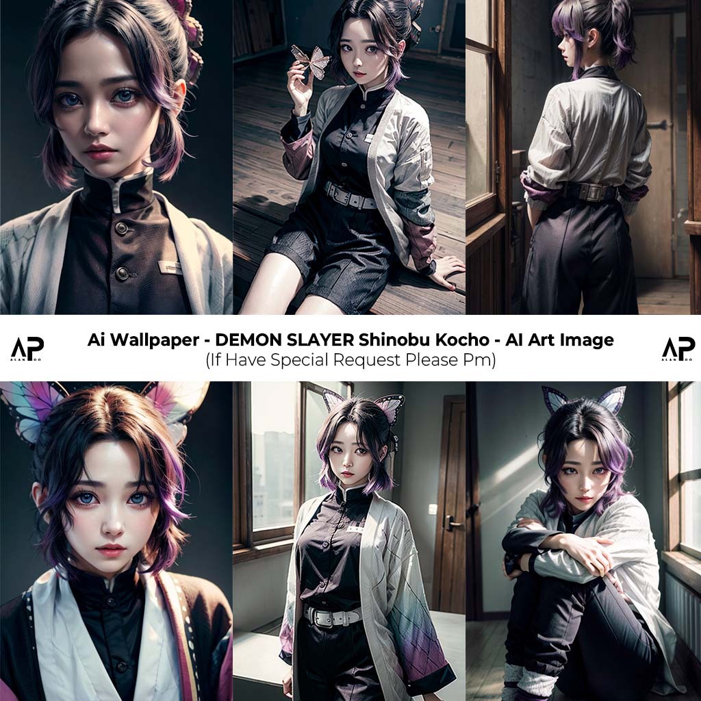 Ai Wallpaper - DEMON SLAYER Shinobu Kocho - AI Art Image | Shopee Malaysia