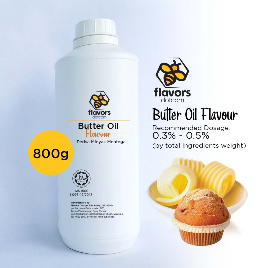 [HALAL] Flavors Dotcom - Butter Oil Flavour | Shopee Malaysia