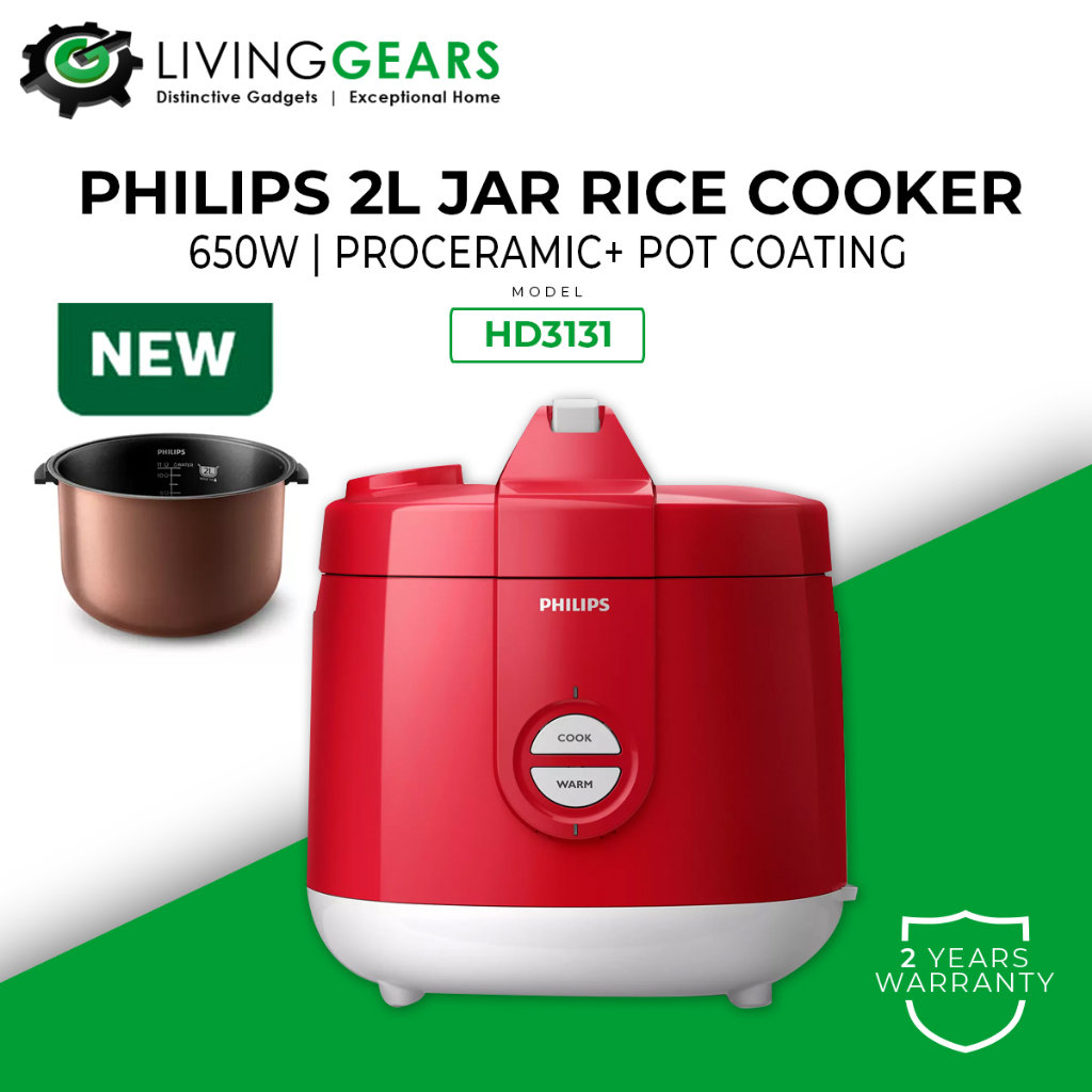 Philips 2L HD3131 Smart 3D Heating Rice Cooker replacement HD3129