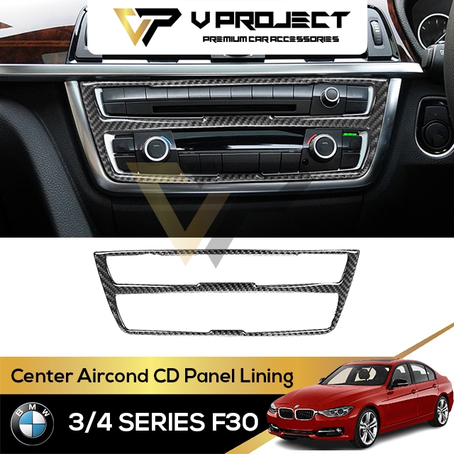 3 Series F30 F31 F34 F35 328i Center Aircond CD Media Panel Lining Trim ...