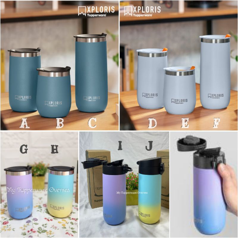 Tupperware Thermos termos xploris exploris 450ml 470ml 350ml 230ml ...