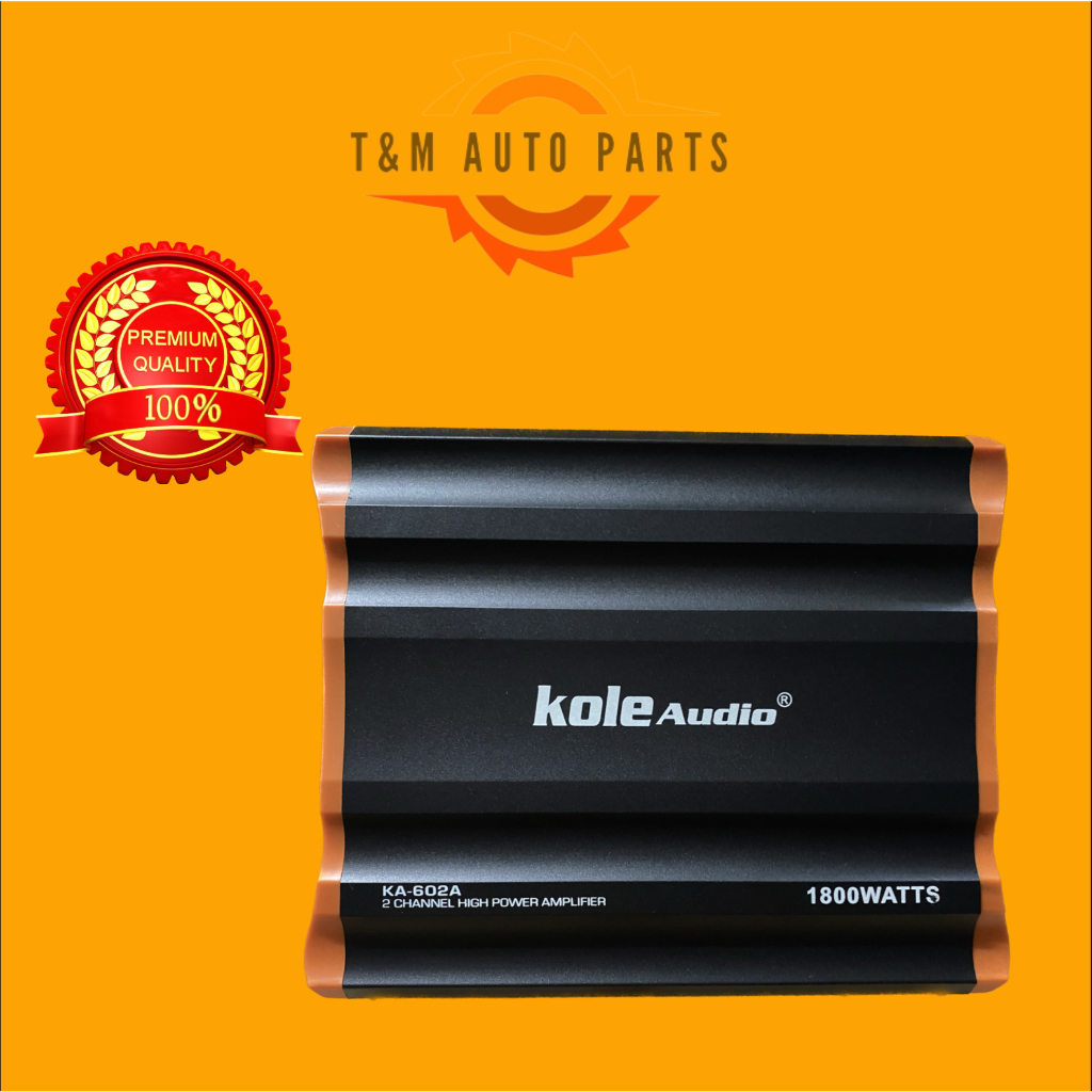 KOLE AUDIO KA602A 2CHANNEL POWER AMP 1800WATTS Shopee Malaysia