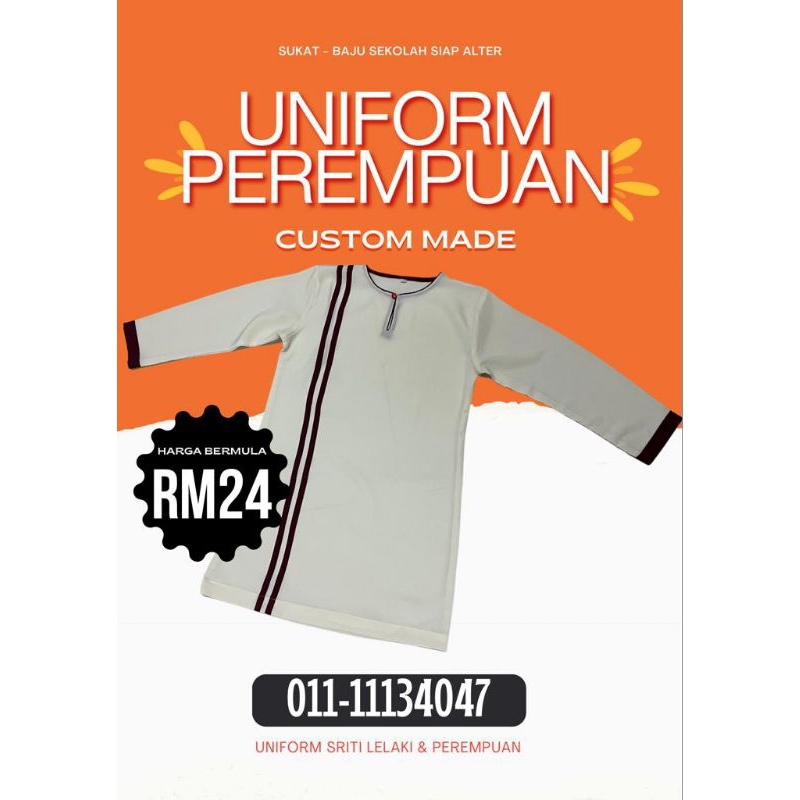 Uniform / Baju Sekolah SRITI (PEREMPUAN) | Shopee Malaysia