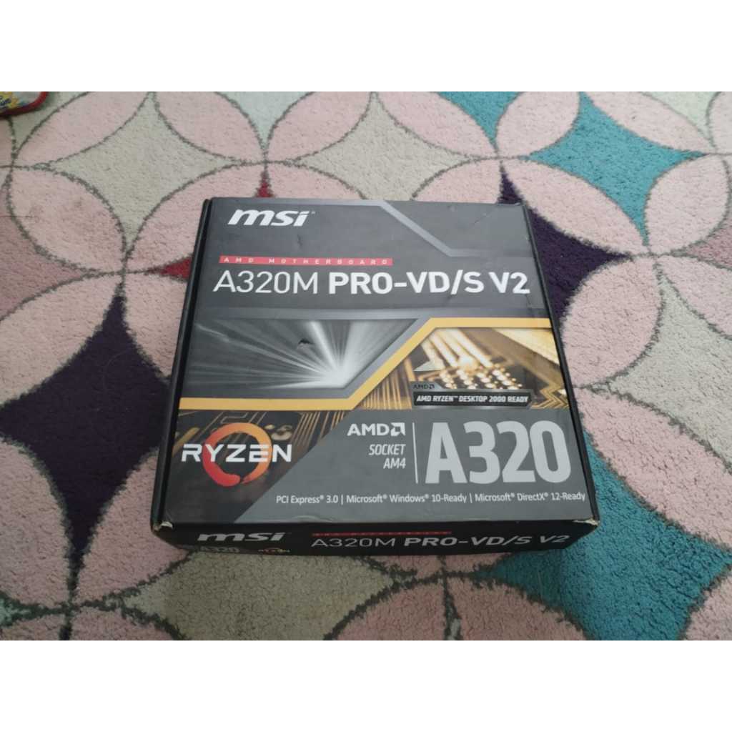 MSI A320M Pro-VD/S V2 (No IO Shield) | Shopee Malaysia