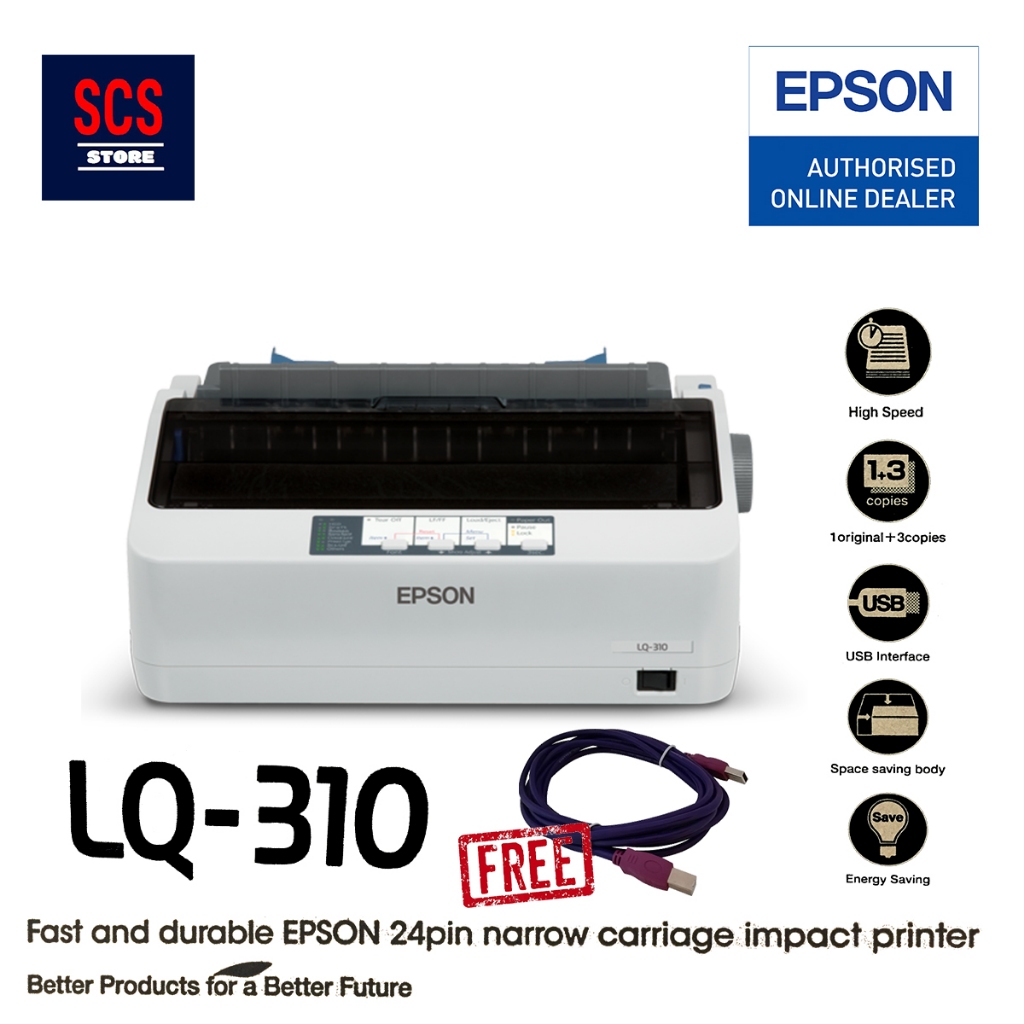 EPSON LQ310 DOT MATRIX PRINTER Shopee Malaysia