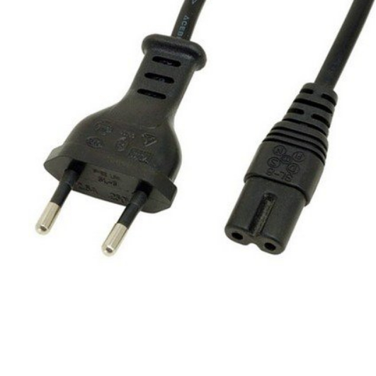 Longwell ISheng Malaysia EU Euro 2 Pin Plug to IEC 320 C7 2.5A 250V AC