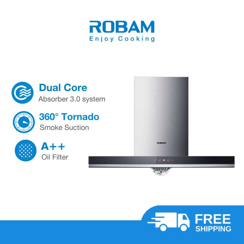 ROBAM A817 T Shape Range Hood Cooker Hood Shopee Malaysia