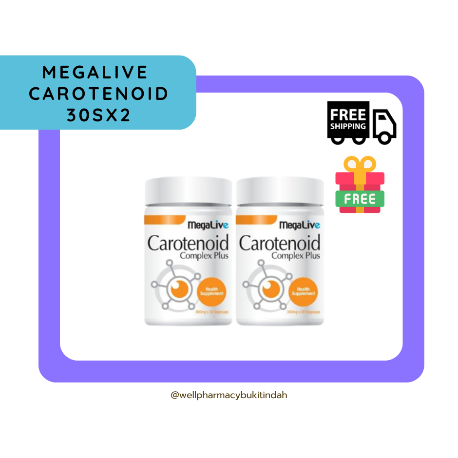 MEGALIVE CAROTENOID COMPLEX PLUS l EYE SUPPLEMENT Shopee Malaysia