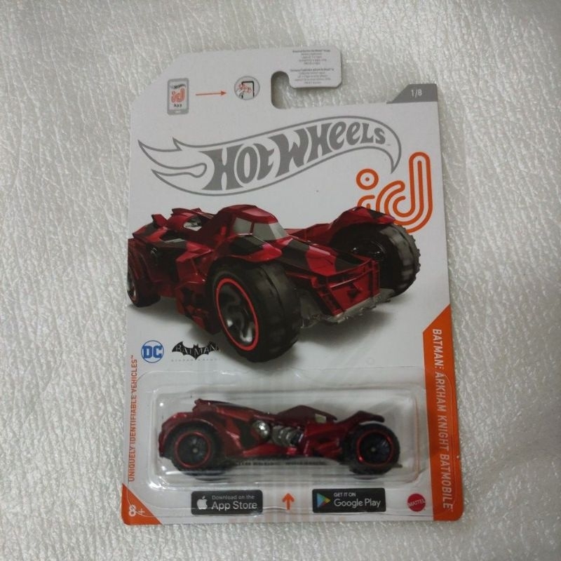 Hot Wheels ID Chase Car Batman Arkham Knight Batmobile Gotham City HW Shopee Malaysia