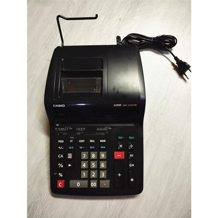 Casio DR120TMBK Desktop Printing Calculator (Second hand) Shopee