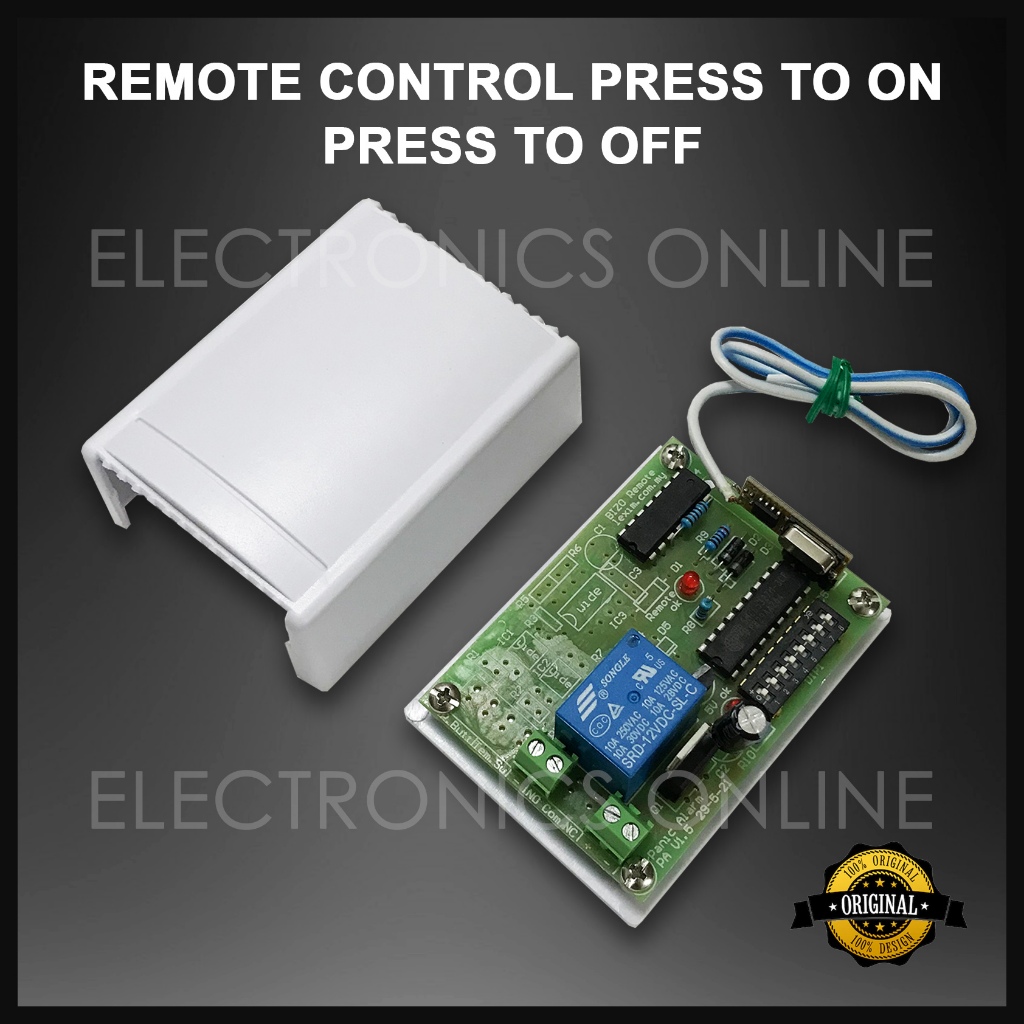 Remote Control Press to On Press to Off Panic Alarm Siren Door Access
