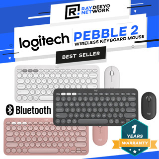 Logitech Pebble Keys 2 K380S / Pebble Mouse 2 M350S Wireless Keyboard ...