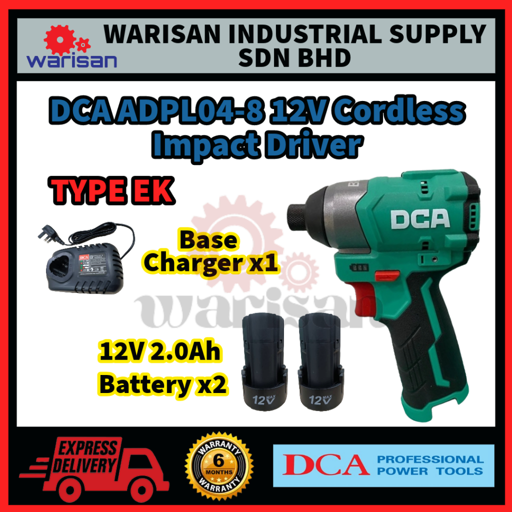 DCA ADPL048 CORDLESS IMPACT DRIVER Shopee Malaysia