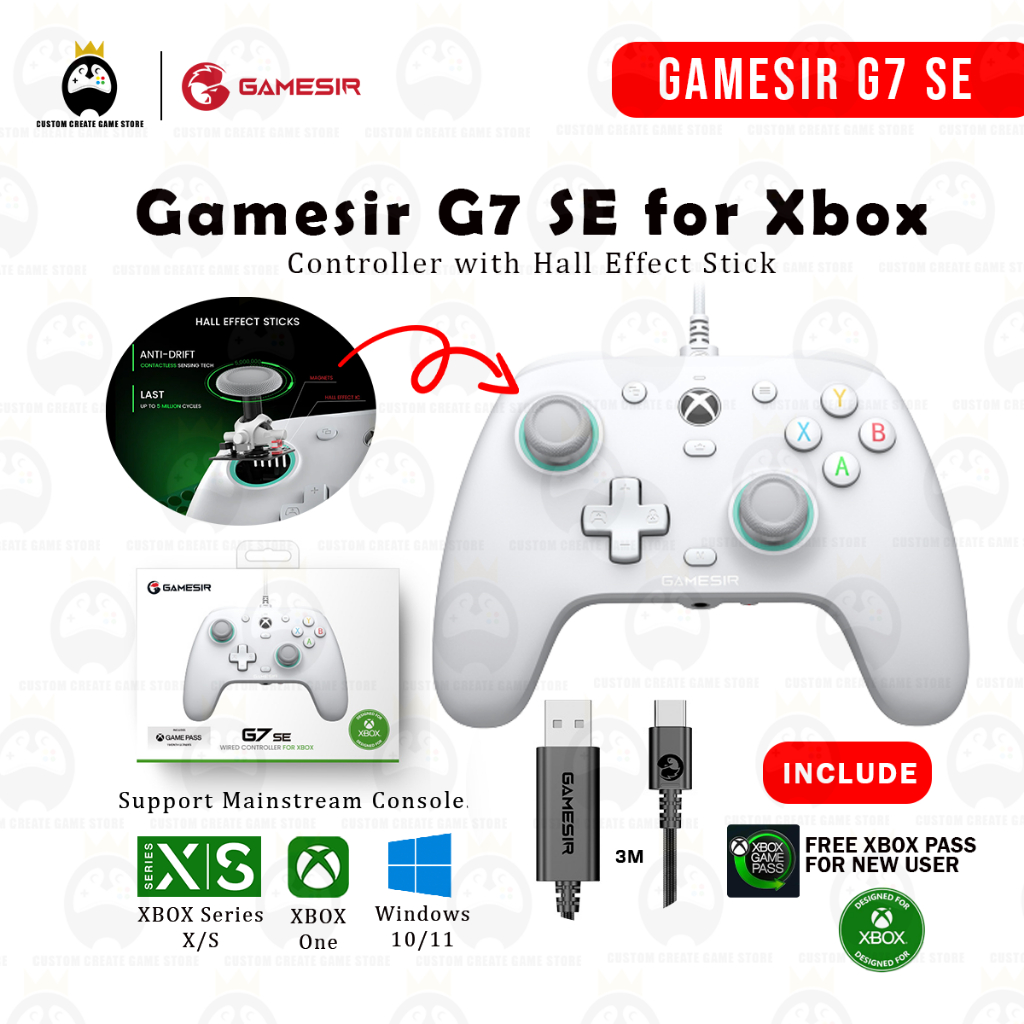 GameSir G7 SE G7SE Xbox Gaming Controller Wired Gamepad for XBOX S XS ...
