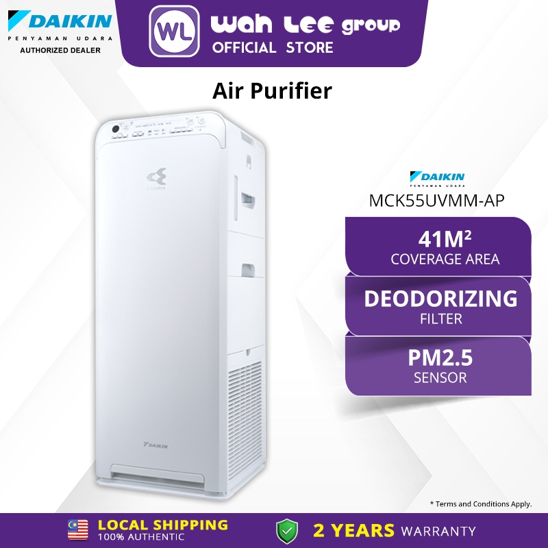 Daikin Streamer Air Purifier with Humidifier Electrostatic HEPA Filter