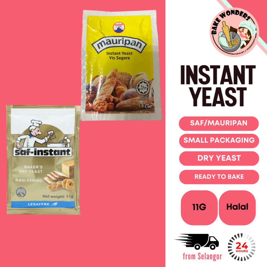 Mauripan Instant Yeastyis Segerayis Keringsaf Instant Yeast Dry Yeast Ragi Kering Saf Yeast 4244